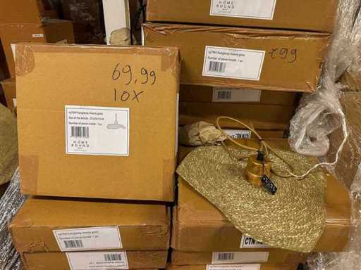 Pallet Partij Woondecoratie – Mix van Lampen, Vazens & Decoratie (Partijhandel)