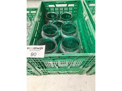 Décoration : porte-bougiers de fête (16x)