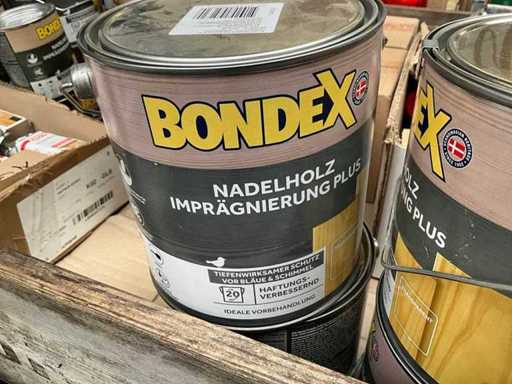 Bondex Nadelholz imprägnierung plus - 2,5L Impregnationsfarbe (16x)