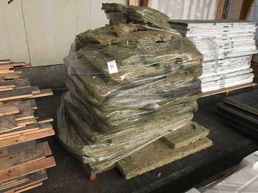 Laine de roche utilisée