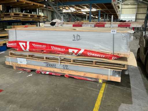 Diverse kunststoffen platen met alu toplaag