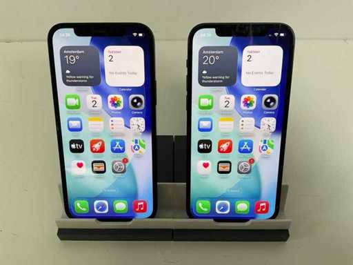 Apple iPhone 12 - 128GB - Nero (2x)