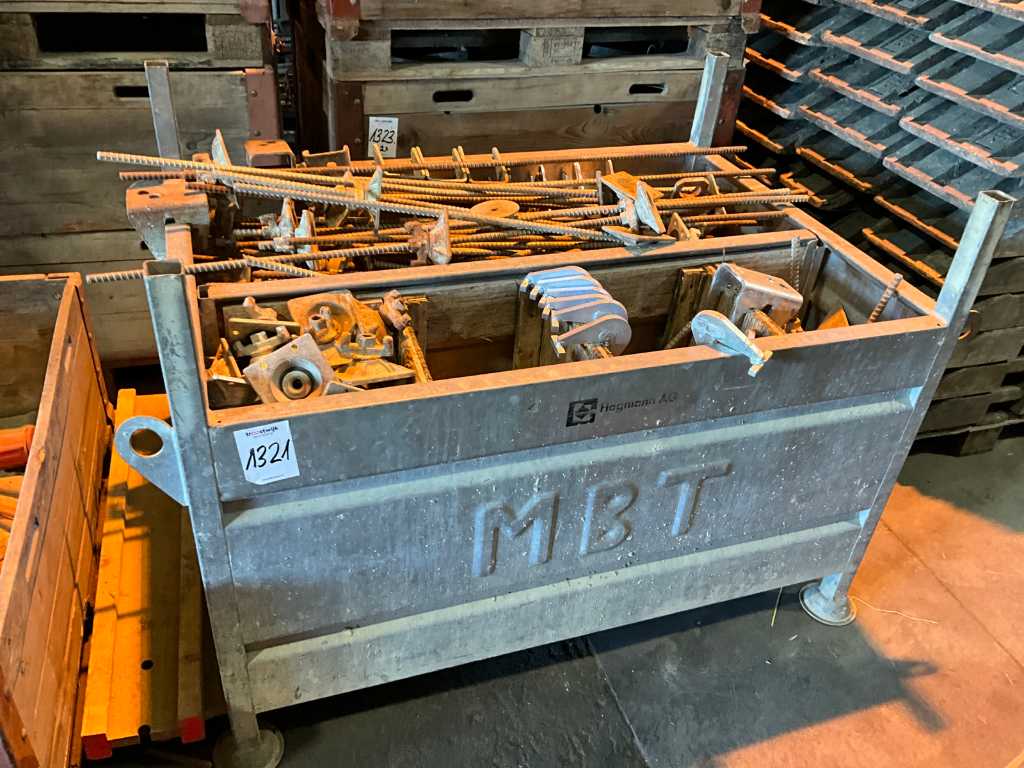 MBT metalen doos met bekistingsaccessoires