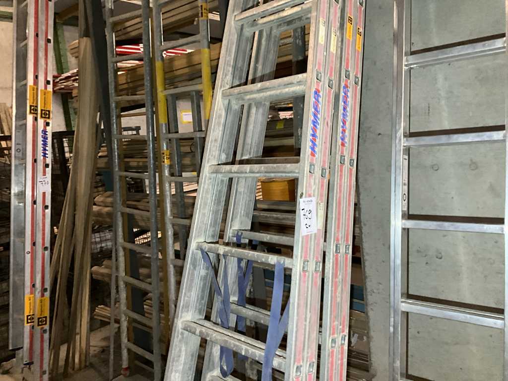 Hymer Aluminium Ladder (2x)