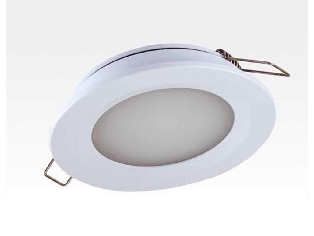 Package of 24 Pieces - 6W LED Recessed Downlight White Round Warm White 1.5m Cable / 2700-3200K 450lm 24VDC IP65 120 Degree Lighting Wall Lamp Ceiling Light Interior Light Recessed Light Office Light Path Lighting Aisle Lighting