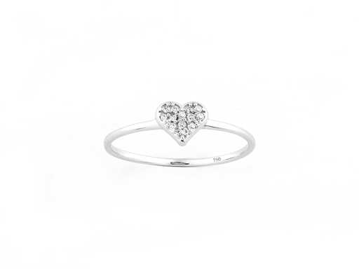 18 KT White Gold Ring With Natural Diamond