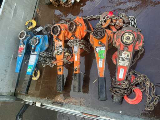 Rateltakel divers 1.5 ton (6x)