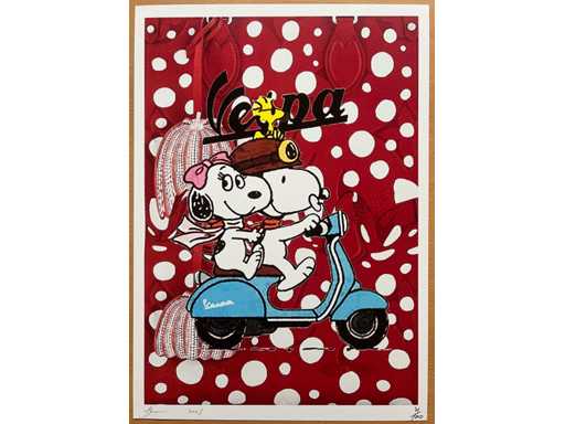 DEATH NYC: Snoopy Vespa 21/100