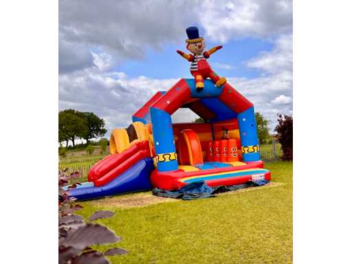 Bouncy castle with groundsheet
