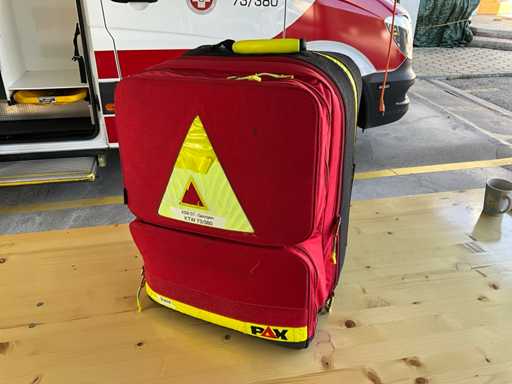 Emergency backpack without consumables