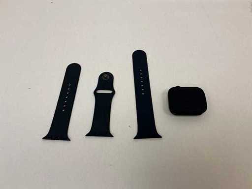 APPLE Series 7 carcasă din aluminiu Midnight Brățară Midnight Sport Ceas Smartwatch 45mm