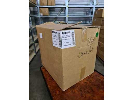 DEBFLEX - CALY - Priză neagră tv-fm-sat (130x)