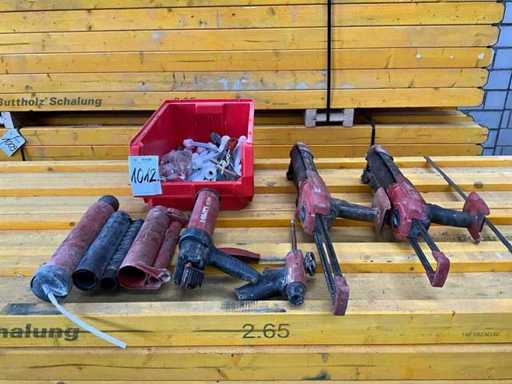 Hilti kitpersen met accessoires zonder batterijen en oplader