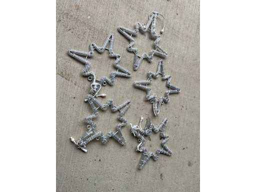 Warme witte LED-ster (7x)