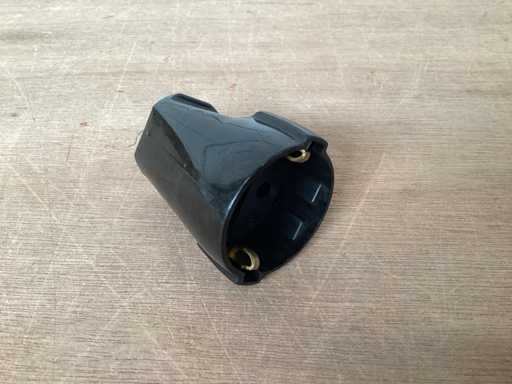 Kaiser contrastekker met randaarde, zwart (120x)