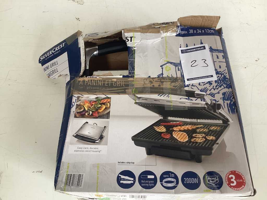 Silvercrest panini clearance grill