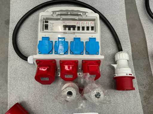 HBM 3-way distribution block