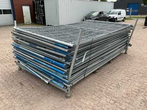 Batch of construction fences