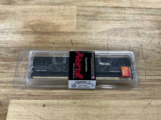 Kingston Fury 16GB KF564R32RBE-16 DDR5 6400MT/s CL32 1.4V RDIMM EXPO