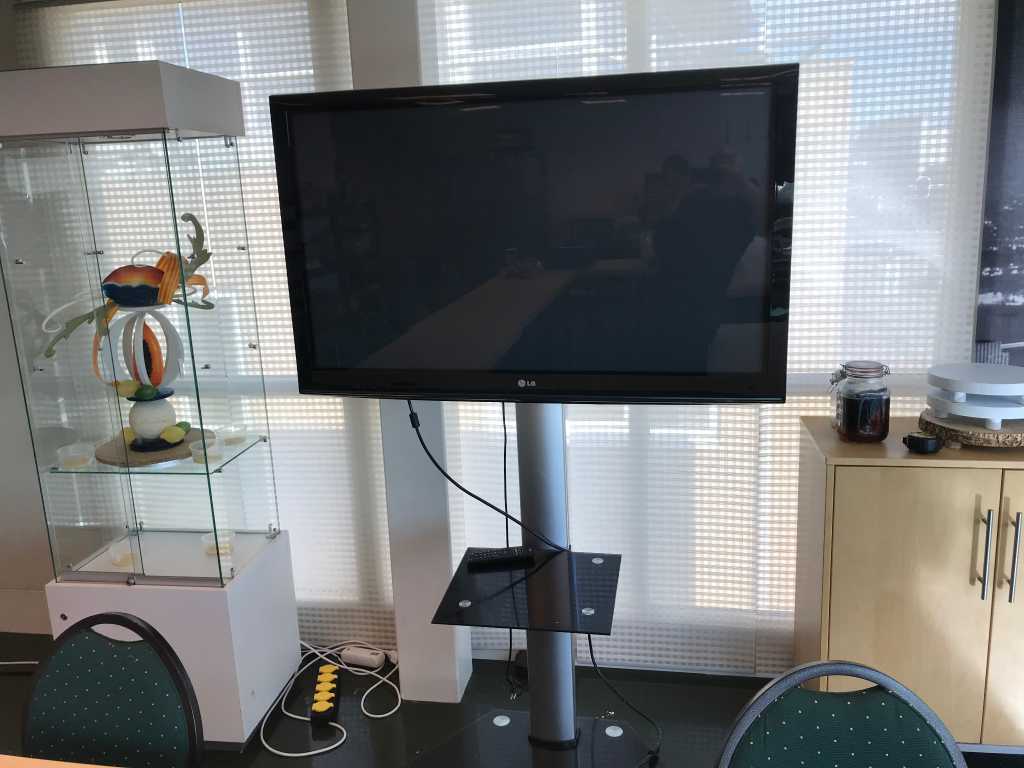 LG - 50PQ1000 - Television on mobile furniture