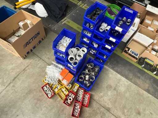 Grote partij kabelwartels en toebehoren – diverse maten