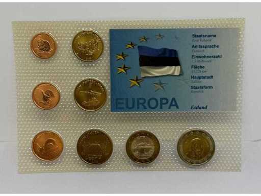 Set di monete Euro Pattern – Estonia 2006