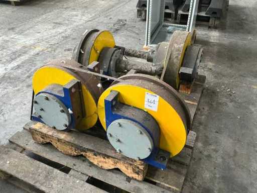 Steel machine wheels (4x)
