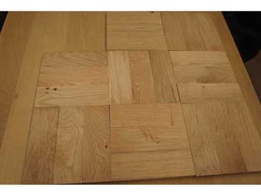 64,20 m² Massief eiken visgraatparket 16mm