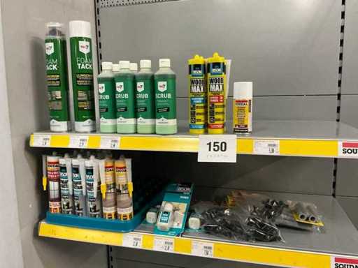 Tec7/Soudal/Bison Diverse kit, lijmschuim en toebehoren (37x)