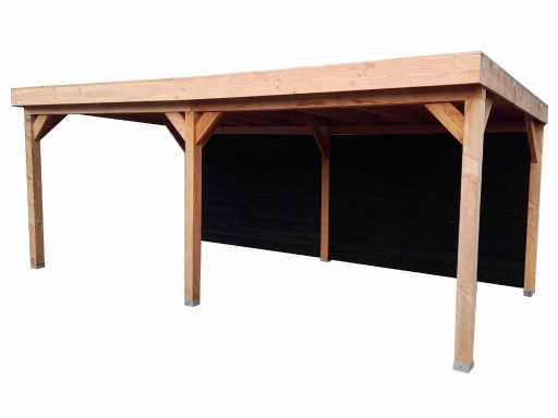 Baldachin cu perete din spate 400x900 cm