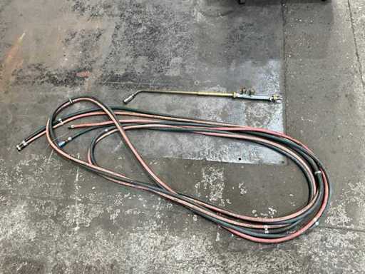 Zestaw palników tlenowo-paliwowych Messer Griesheim