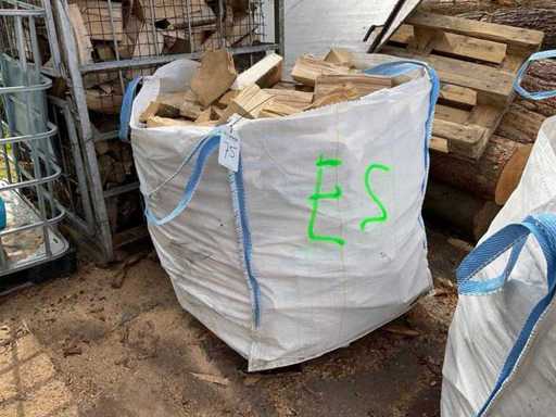 Haardhout gekloofd Essen in big bag ca 0,9 m³