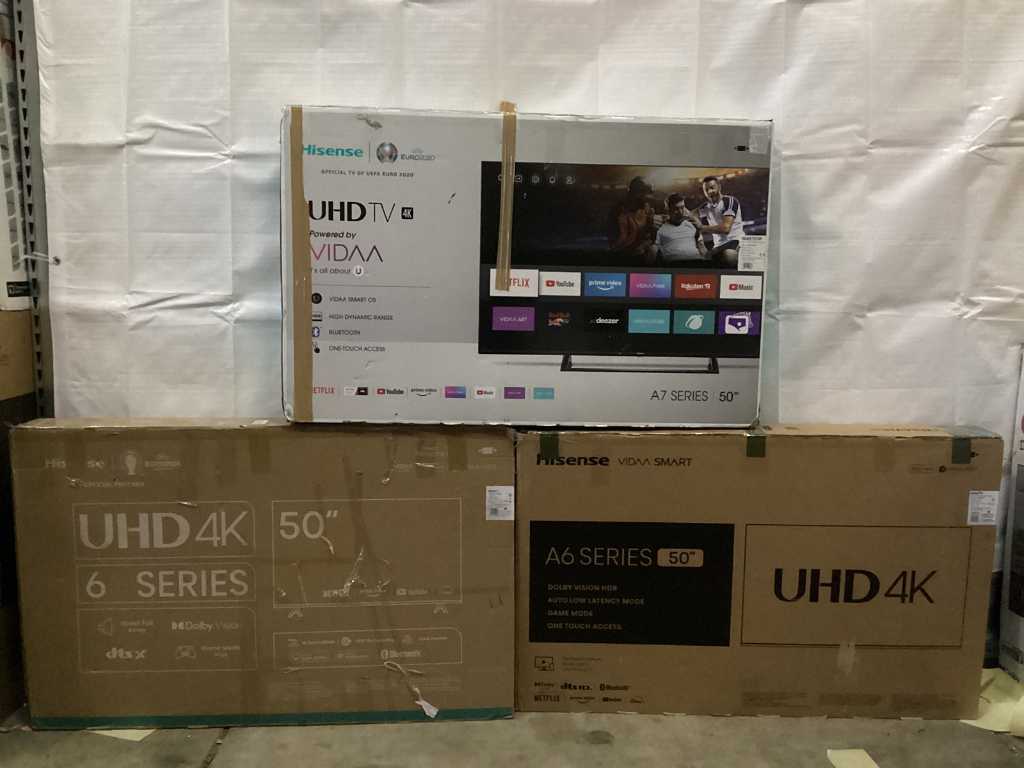 Hisense - 50 inch - Television (3x)