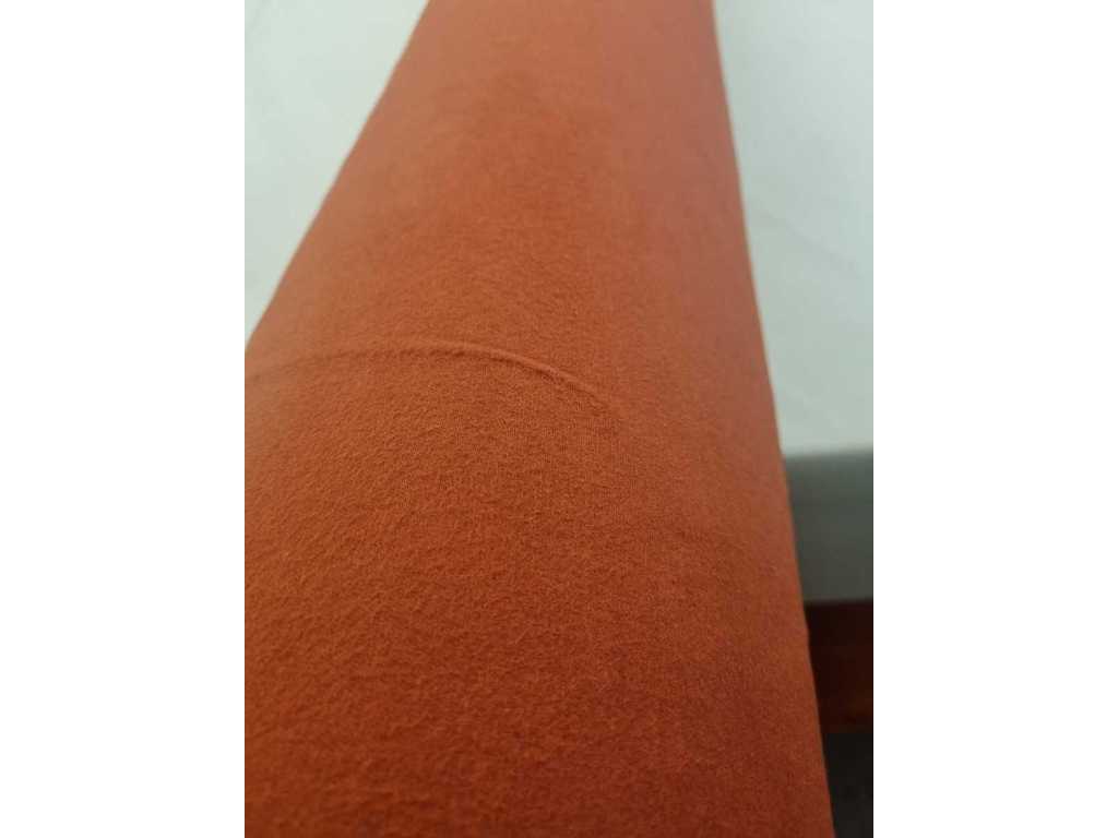 coton brossé rouge 45m