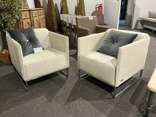 Fauteuil en cuir Incanto ID3801 (2x)