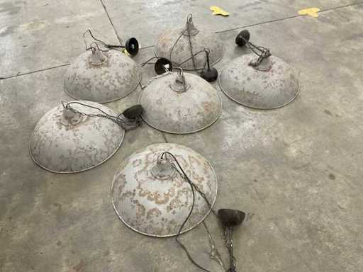Industrial pendant lamp (6x)