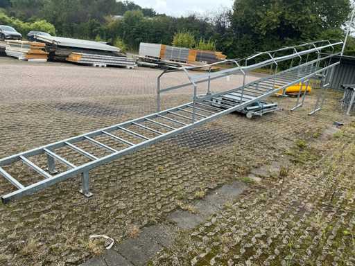 Gegalvaniseerde brandtrap