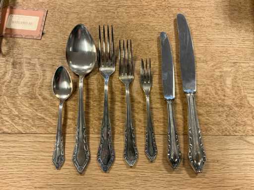 Verzilverd bestek Eilquin - 7-delig