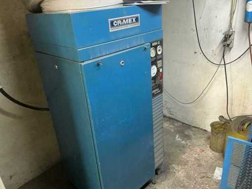 Crimex MSK-G Screw compressor with refrigeration dryer and 1000L boiler