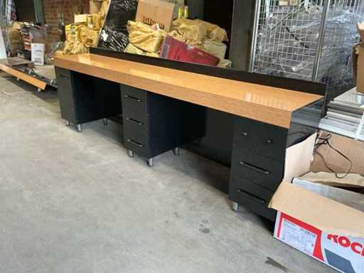 Mobilier de coafor + chiuvetă dublă