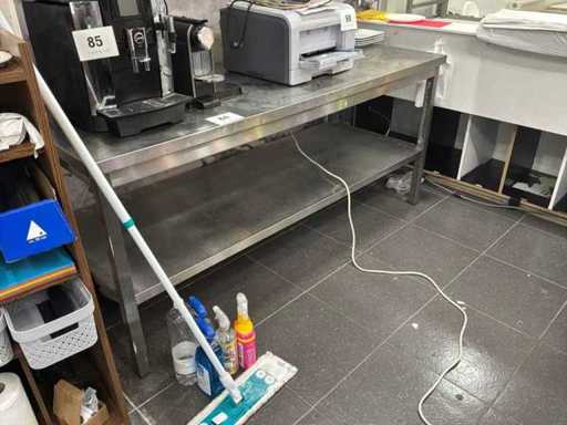Stainless steel work table
