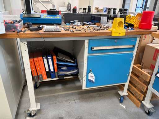   Mobile workbench with contents