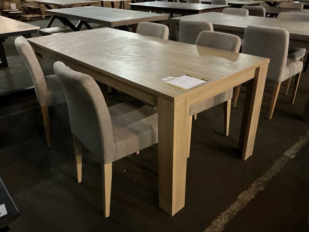 Interlagos Oak 190x90cm Dining Table