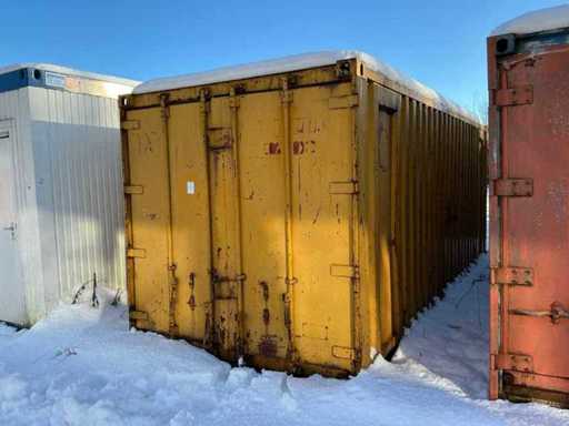 Contenitore di stoccaggio di 20 piedi con contenuti