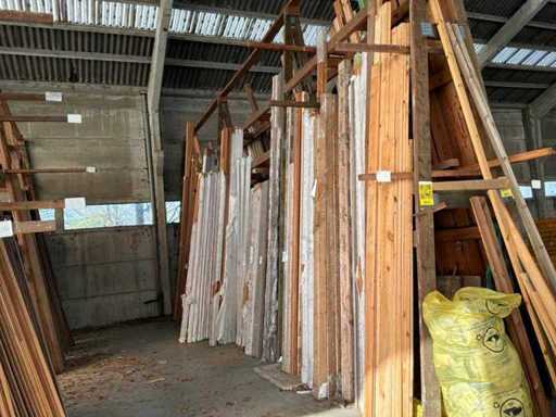 Série de planches de bois