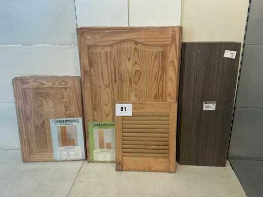Wooden doors (6x)