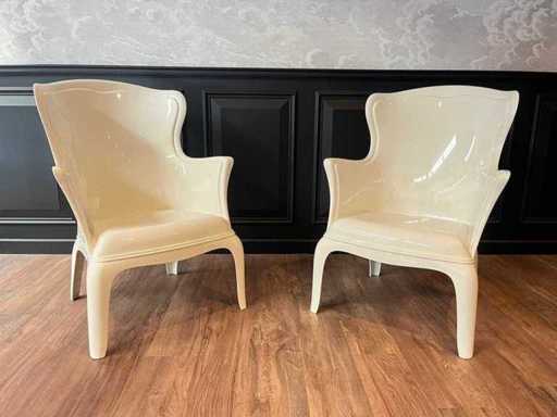 2x Pedrali Pasha - chaise de design - intérieur/extérieur
