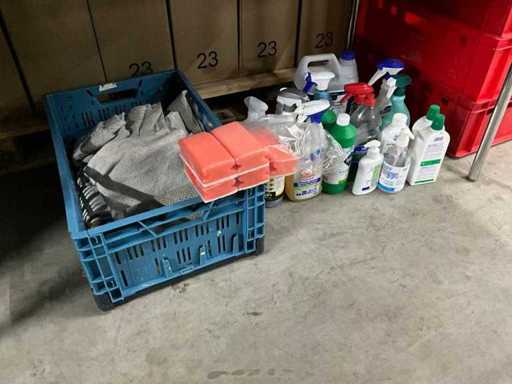 Partij schoonmaakartikelen