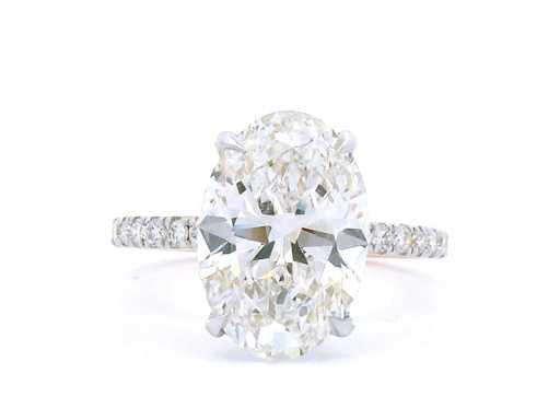Ring aus 18 Karat Gelbgold mit 4,51 ct Diamant