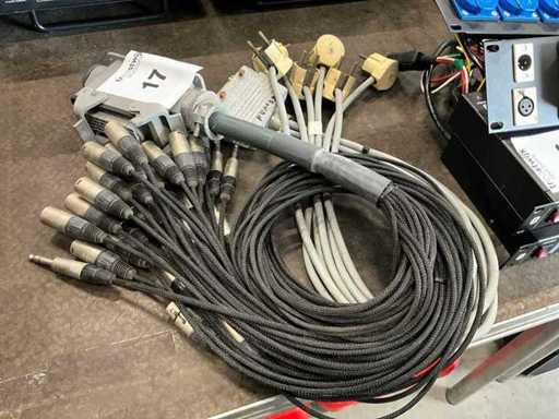 Vari freni di corsa interrompono il suono e la luce